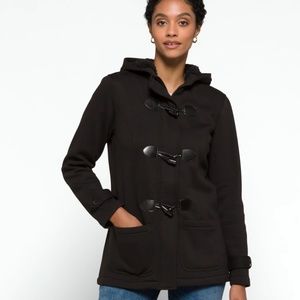 Market & Spruce Emory Toggle Fleece Jacket in Black M